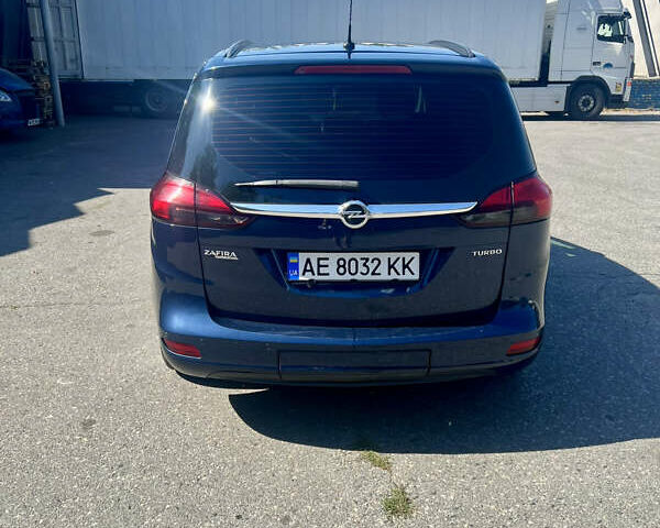 Синій Опель Zafira Tourer, об'ємом двигуна 1.4 л та пробігом 173 тис. км за 10000 $, фото 3 на Automoto.ua