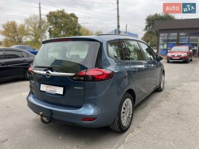 Синий Опель Zafira Tourer, объемом двигателя 2 л и пробегом 187 тыс. км за 10500 $, фото 52 на Automoto.ua