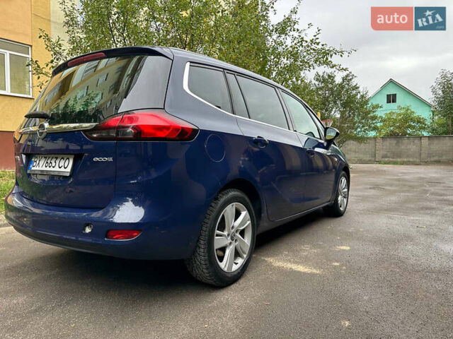 Синий Опель Zafira Tourer, объемом двигателя 2 л и пробегом 250 тыс. км за 7200 $, фото 21 на Automoto.ua