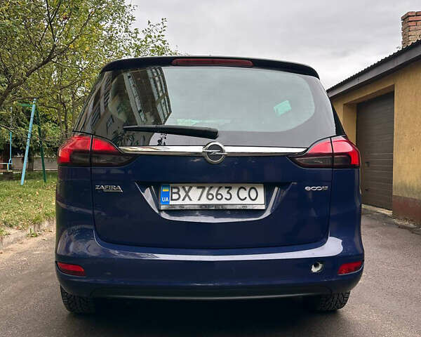 Синий Опель Zafira Tourer, объемом двигателя 2 л и пробегом 250 тыс. км за 7200 $, фото 22 на Automoto.ua