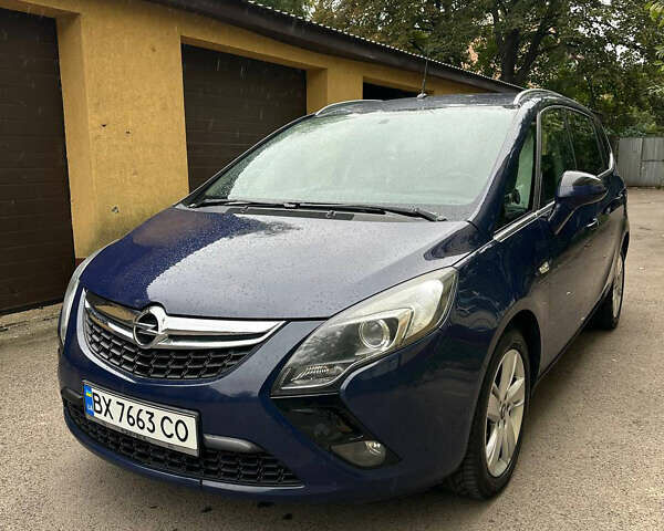 Синий Опель Zafira Tourer, объемом двигателя 2 л и пробегом 250 тыс. км за 7200 $, фото 33 на Automoto.ua