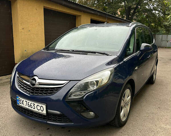 Синий Опель Zafira Tourer, объемом двигателя 2 л и пробегом 250 тыс. км за 7200 $, фото 35 на Automoto.ua