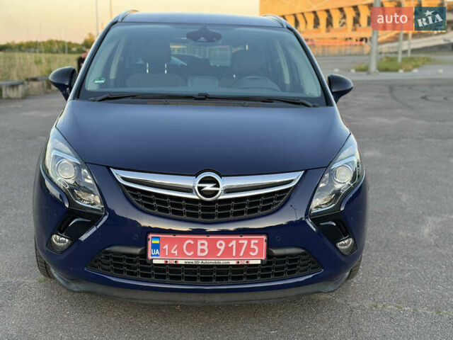 Синий Опель Zafira Tourer, объемом двигателя 2 л и пробегом 222 тыс. км за 10300 $, фото 7 на Automoto.ua
