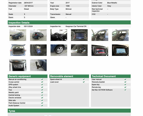 Синій Опель Zafira Tourer, об'ємом двигуна 1.6 л та пробігом 338 тис. км за 12300 $, фото 1 на Automoto.ua