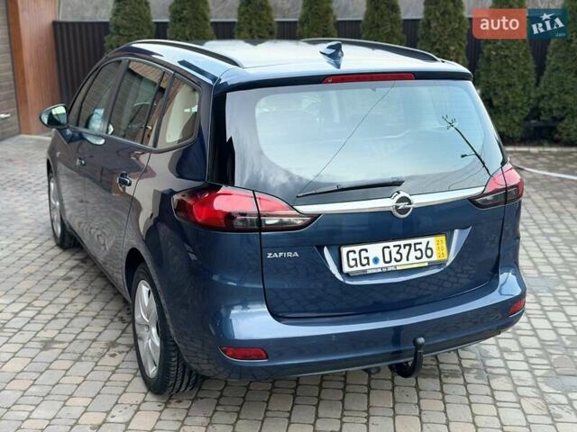 Синій Опель Zafira Tourer, об'ємом двигуна 1.6 л та пробігом 338 тис. км за 12300 $, фото 16 на Automoto.ua