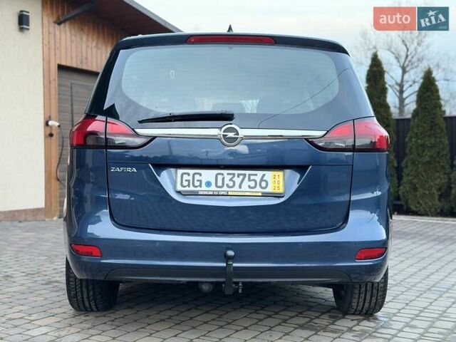 Синій Опель Zafira Tourer, об'ємом двигуна 1.6 л та пробігом 338 тис. км за 12300 $, фото 15 на Automoto.ua