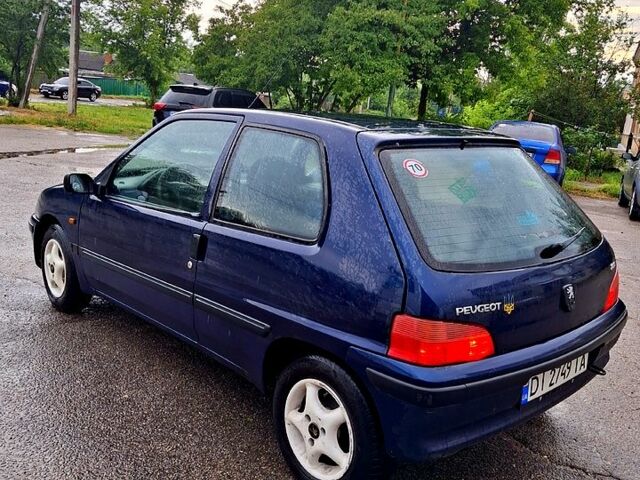 Синий Пежо 106, объемом двигателя 1.1 л и пробегом 0 тыс. км за 950 $, фото 7 на Automoto.ua