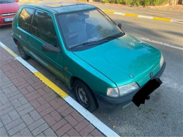 Зелений Пежо 106, об'ємом двигуна 1 л та пробігом 220 тис. км за 1200 $, фото 3 на Automoto.ua