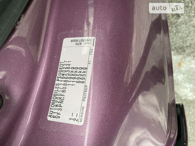 Фиолетовый Пежо 107, объемом двигателя 1 л и пробегом 127 тыс. км за 5600 $, фото 9 на Automoto.ua