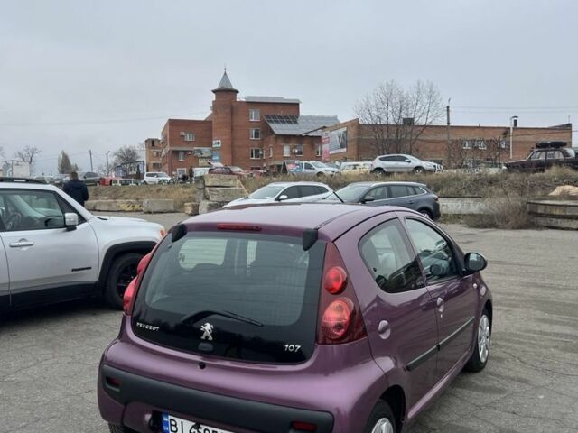 Фіолетовий Пежо 107, об'ємом двигуна 1 л та пробігом 72 тис. км за 7000 $, фото 3 на Automoto.ua