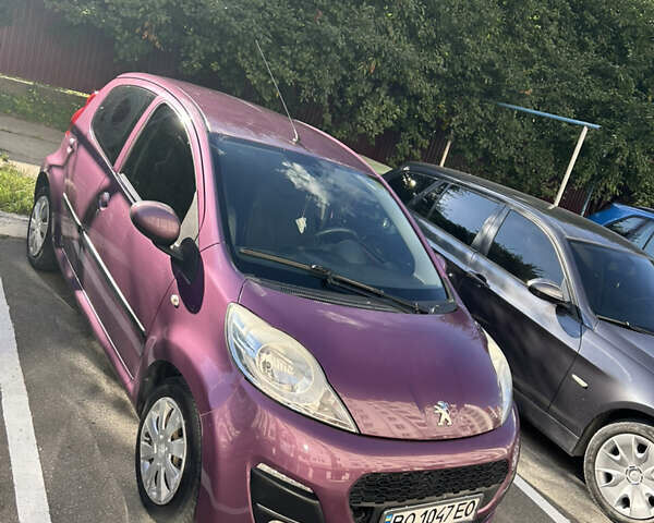 Фіолетовий Пежо 107, об'ємом двигуна 1 л та пробігом 103 тис. км за 6350 $, фото 1 на Automoto.ua