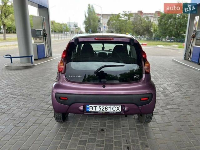 Фиолетовый Пежо 107, объемом двигателя 1 л и пробегом 159 тыс. км за 5600 $, фото 9 на Automoto.ua