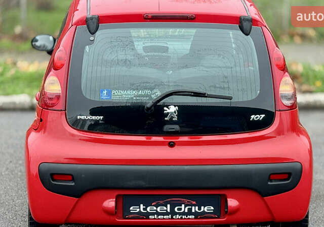 Червоний Пежо 107, об'ємом двигуна 1 л та пробігом 139 тис. км за 3499 $, фото 9 на Automoto.ua