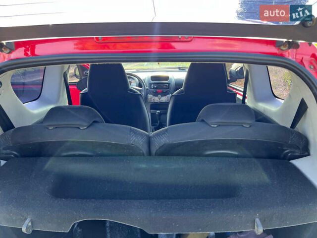 Красный Пежо 107, объемом двигателя 1 л и пробегом 224 тыс. км за 5200 $, фото 5 на Automoto.ua