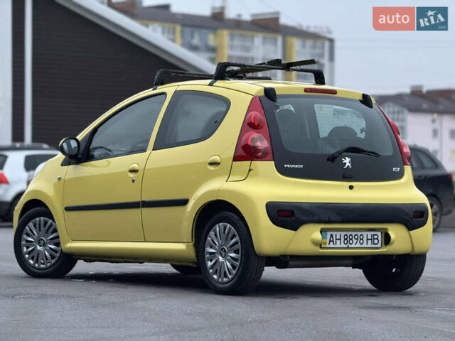 Желтый Пежо 107, объемом двигателя 1 л и пробегом 132 тыс. км за 4950 $, фото 13 на Automoto.ua