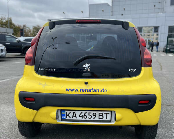 Пежо 107 2012 в Киеве на Automoto.ua Желтый Пежо 107, объемом двигателя 1 л и пробегом 294 тыс. км за 4200 $, фото 12 на Automoto.ua