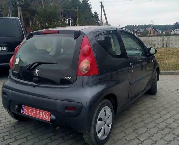 Серый Пежо 107, объемом двигателя 1 л и пробегом 112 тыс. км за 4200 $, фото 16 на Automoto.ua
