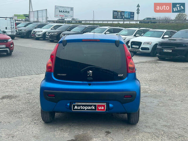 Синий Пежо 107, объемом двигателя 1 л и пробегом 96 тыс. км за 5440 $, фото 7 на Automoto.ua