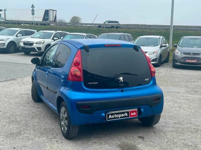 Синий Пежо 107, объемом двигателя 1 л и пробегом 96 тыс. км за 5440 $, фото 6 на Automoto.ua