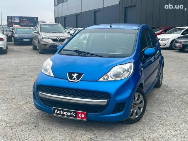 Синий Пежо 107, объемом двигателя 1 л и пробегом 96 тыс. км за 5440 $, фото 1 на Automoto.ua