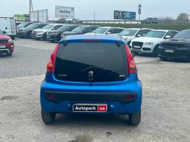 Синий Пежо 107, объемом двигателя 1 л и пробегом 96 тыс. км за 5440 $, фото 7 на Automoto.ua