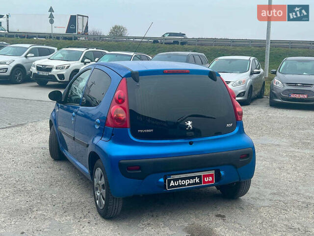 Синий Пежо 107, объемом двигателя 1 л и пробегом 96 тыс. км за 5440 $, фото 6 на Automoto.ua