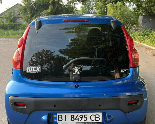 Синій Пежо 107, об'ємом двигуна 0.98 л та пробігом 98 тис. км за 5600 $, фото 3 на Automoto.ua