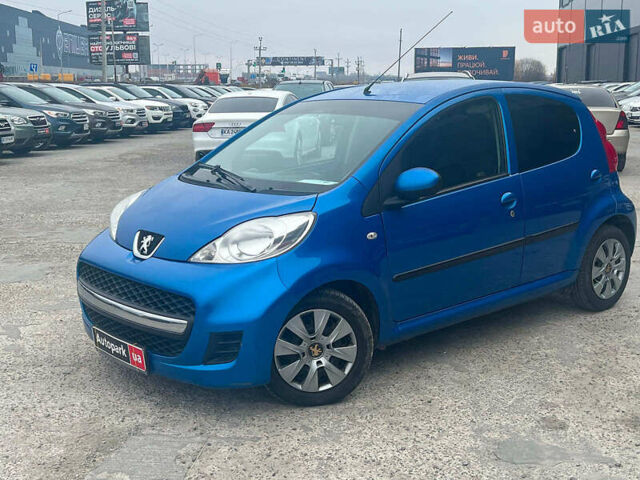 Синий Пежо 107, объемом двигателя 1 л и пробегом 96 тыс. км за 5440 $, фото 2 на Automoto.ua