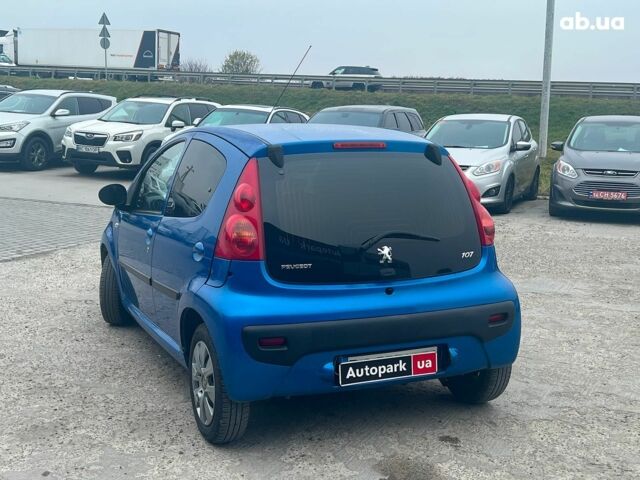 Синий Пежо 107, объемом двигателя 1 л и пробегом 96 тыс. км за 5440 $, фото 6 на Automoto.ua