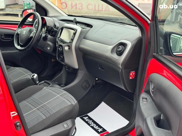 Красный Пежо 108, объемом двигателя 1 л и пробегом 54 тыс. км за 9390 $, фото 12 на Automoto.ua