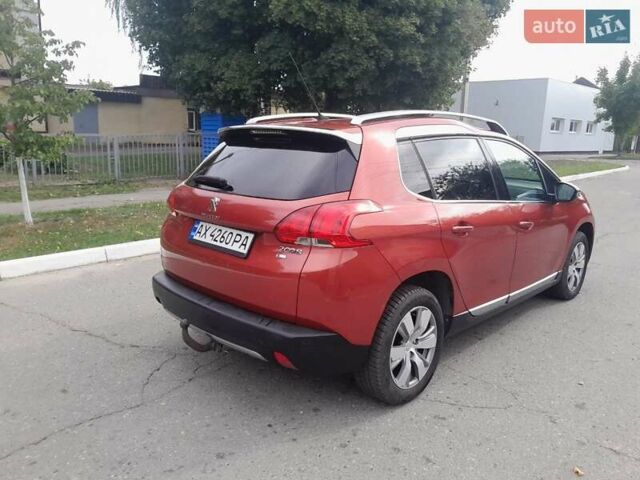 Красный Пежо 2008, объемом двигателя 1.2 л и пробегом 49 тыс. км за 9000 $, фото 5 на Automoto.ua