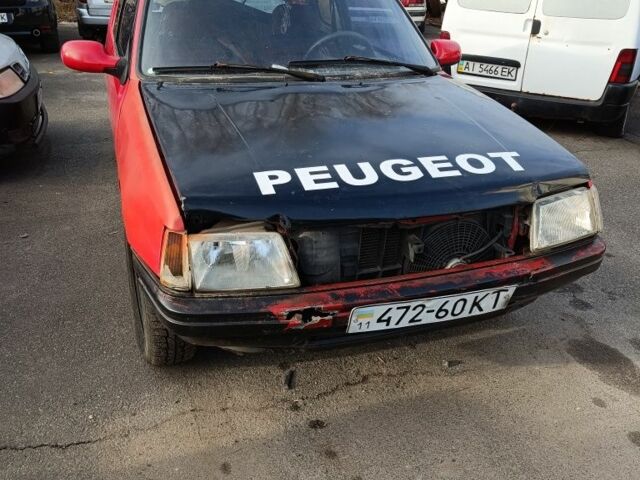 Красный Пежо 205, объемом двигателя 1.4 л и пробегом 100 тыс. км за 350 $, фото 7 на Automoto.ua