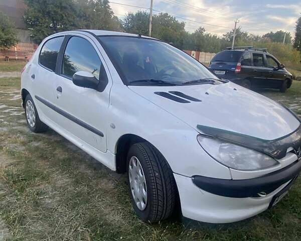 Білий Пежо 206, об'ємом двигуна 1.4 л та пробігом 231 тис. км за 2500 $, фото 2 на Automoto.ua
