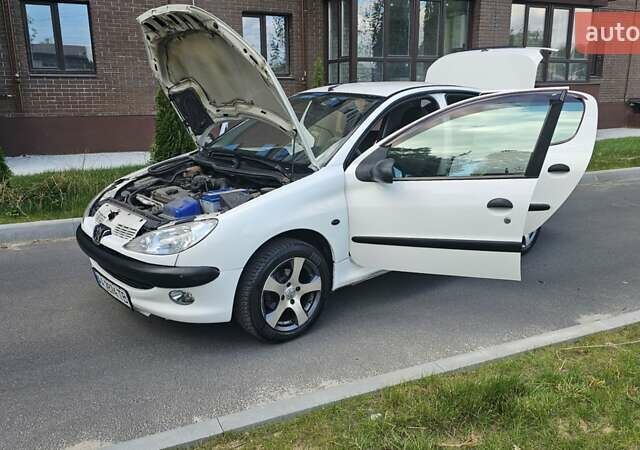 Білий Пежо 206, об'ємом двигуна 1.36 л та пробігом 135 тис. км за 2950 $, фото 35 на Automoto.ua