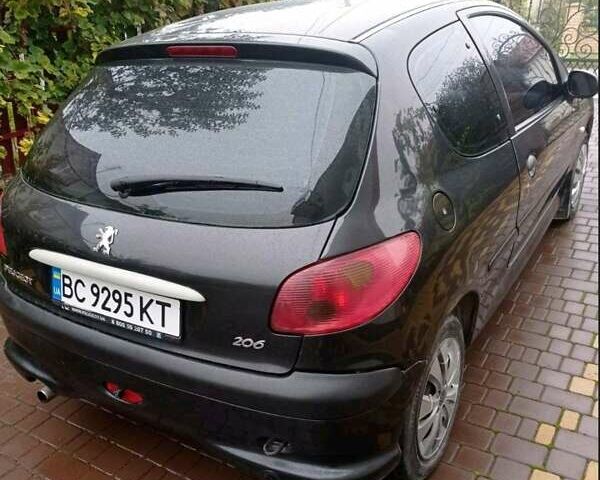 Чорний Пежо 206, об'ємом двигуна 1.4 л та пробігом 150 тис. км за 3000 $, фото 14 на Automoto.ua
