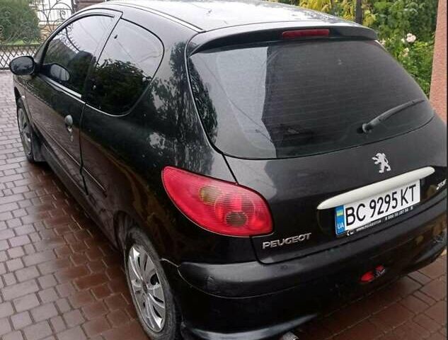 Чорний Пежо 206, об'ємом двигуна 1.4 л та пробігом 150 тис. км за 3000 $, фото 13 на Automoto.ua