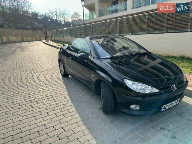 Черный Пежо 206, объемом двигателя 1.59 л и пробегом 231 тыс. км за 3600 $, фото 1 на Automoto.ua