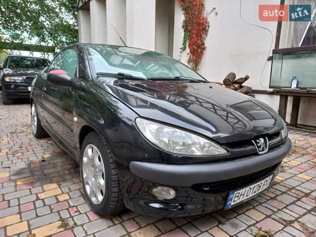 Черный Пежо 206, объемом двигателя 2 л и пробегом 238 тыс. км за 5000 $, фото 1 на Automoto.ua