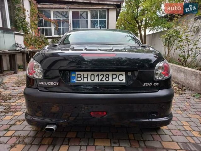 Черный Пежо 206, объемом двигателя 2 л и пробегом 238 тыс. км за 5000 $, фото 7 на Automoto.ua
