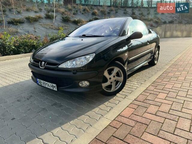 Черный Пежо 206, объемом двигателя 1.59 л и пробегом 231 тыс. км за 3600 $, фото 2 на Automoto.ua