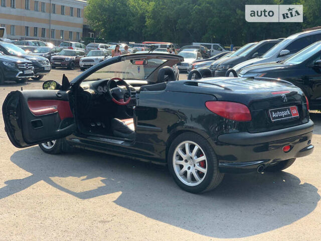 Чорний Пежо 206, об'ємом двигуна 2 л та пробігом 112 тис. км за 3990 $, фото 34 на Automoto.ua