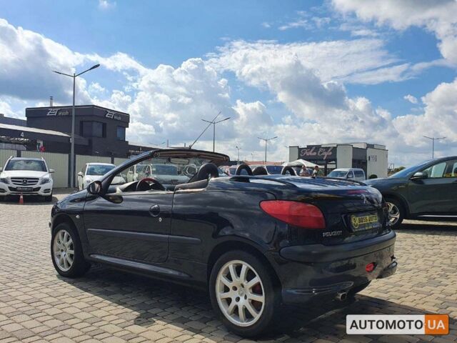 Черный Пежо 206, объемом двигателя 2 л и пробегом 189 тыс. км за 4400 $, фото 5 на Automoto.ua