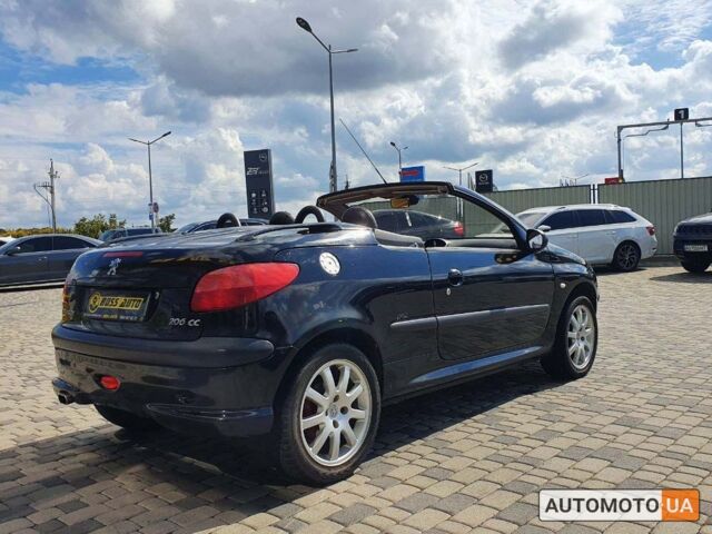 Черный Пежо 206, объемом двигателя 2 л и пробегом 189 тыс. км за 4400 $, фото 2 на Automoto.ua
