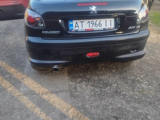 Чорний Пежо 206, об'ємом двигуна 1.6 л та пробігом 3 тис. км за 3500 $, фото 2 на Automoto.ua