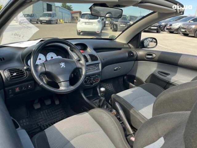 Черный Пежо 206, объемом двигателя 1.6 л и пробегом 134 тыс. км за 3380 $, фото 12 на Automoto.ua