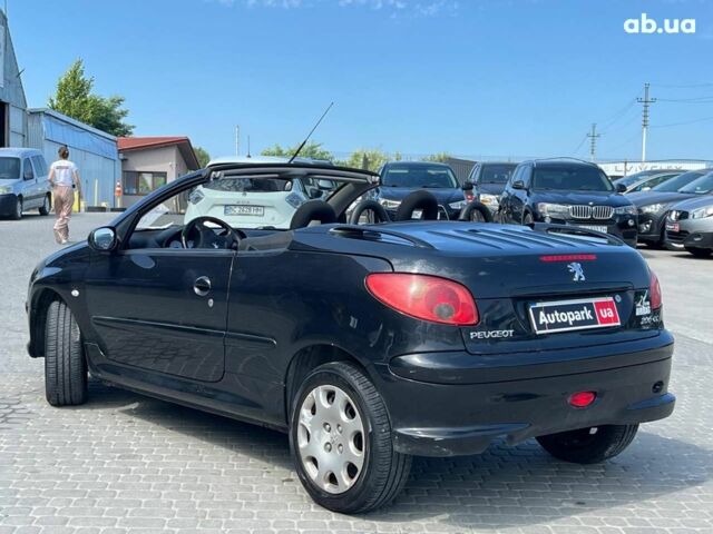Черный Пежо 206, объемом двигателя 1.6 л и пробегом 134 тыс. км за 3380 $, фото 7 на Automoto.ua
