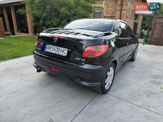 Чорний Пежо 206, об'ємом двигуна 1.59 л та пробігом 78 тис. км за 4400 $, фото 26 на Automoto.ua