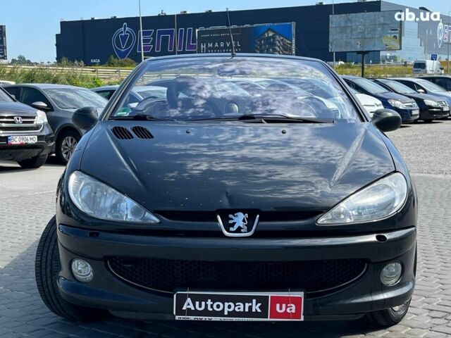 Черный Пежо 206, объемом двигателя 1.6 л и пробегом 134 тыс. км за 3380 $, фото 1 на Automoto.ua