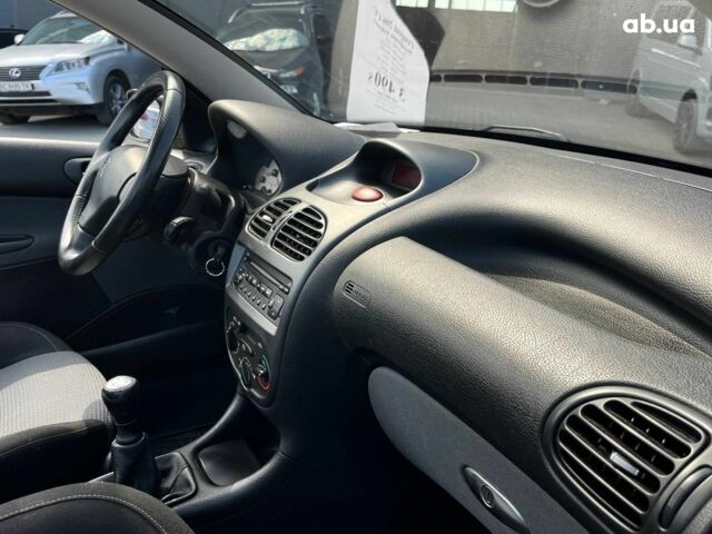 Черный Пежо 206, объемом двигателя 1.6 л и пробегом 134 тыс. км за 3380 $, фото 17 на Automoto.ua