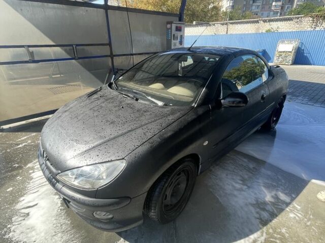 Чорний Пежо 206, об'ємом двигуна 2 л та пробігом 199 тис. км за 1200 $, фото 3 на Automoto.ua